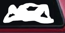 Mudflap Man Car or Truck Window Decal Sticker