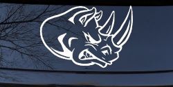 Bad Rhino Animals Car or Truck Window Decal Sticker