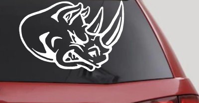 Bad Rhino Vinyl Decal for Car Truck Window Sticker