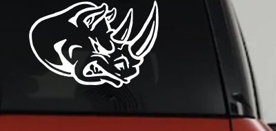 Bad Rhino Vinyl Decal for Car Truck Window Sticker