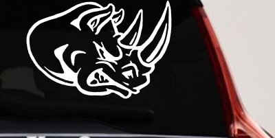 Bad Rhino Vinyl Decal for Car Truck Window Sticker