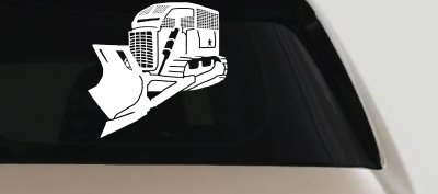 Rome Plow Bulldozer Decal Military Vehicle Window Sticker