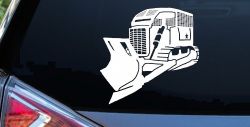 Detailed Rome Plow Bulldozer Military Car or Truck Window Decal Sticker