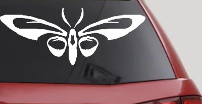 Tribal Butterfly Car Truck Window Decal Sticker - Vinyl Art