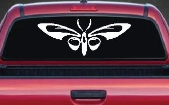 Tribal Butterfly Butterflies Car or Truck Window Decal Sticker