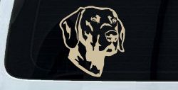 Labrador Retriever Dog Car Truck Window Vinyl Decal Sticker (Desert Sand)