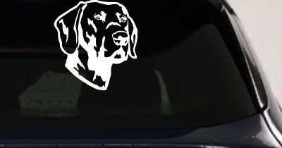 Labrador Retriever Dog Car Truck Window Vinyl Decal Sticker
