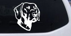 Labrador Retriever Dog Car or Truck Window Decal Sticker