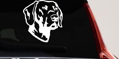 Labrador Retriever Dog Car Truck Window Vinyl Decal Sticker