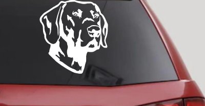 Labrador Retriever Dog Car Truck Window Vinyl Decal Sticker