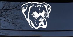 Boxer Bulldog Dog Car or Truck Window Decal Sticker