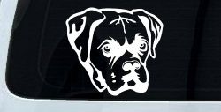 Boxer Bulldog Dog Car or Truck Window Decal Sticker