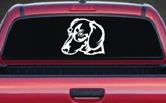 Dotson Dog Car or Truck Window Decal Sticker