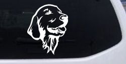 Golden Retriever Dog Car or Truck Window Decal Sticker