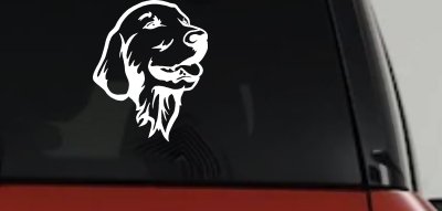 Golden Retriever Dog Car Truck Window Vinyl Decal Sticker