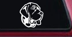 Mastiff Dog Car or Truck Window Decal Sticker
