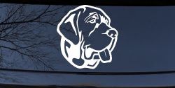 Mastiff Dog Car or Truck Window Decal Sticker
