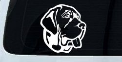 Mastiff Dog Car or Truck Window Decal Sticker