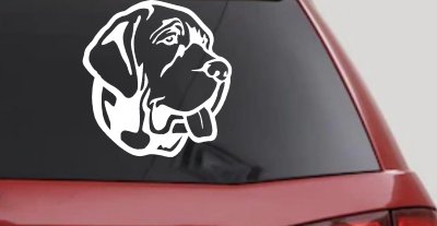 Mastiff Dog Vinyl Decal for Car Truck Window Sticker