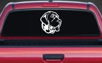 Mastiff Dog Car or Truck Window Decal Sticker