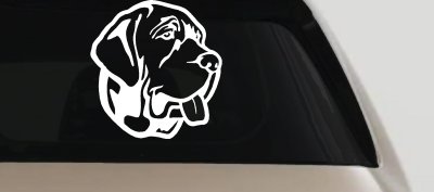 Mastiff Dog Vinyl Decal for Car Truck Window Sticker