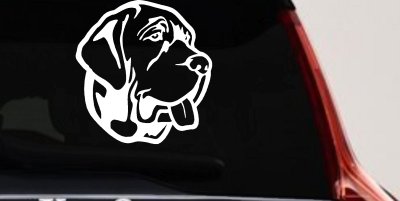 Mastiff Dog Vinyl Decal for Car Truck Window Sticker