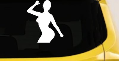 Dancer Girl Car Truck Window Decal Sticker Vinyl Art