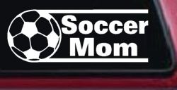 Soccer Mom Sports Car or Truck Window Decal Sticker
