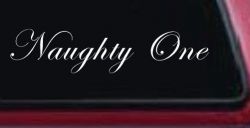 Naughty One Car or Truck Window Decal Sticker