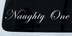 Naughty One Car or Truck Window Decal Sticker