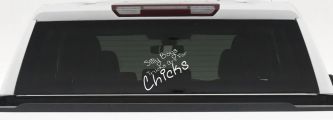 Silly Boys Trucks Are For Chicks Off Road Car or Truck Window Decal Sticker (White)