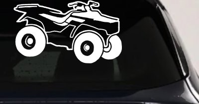 Four Wheeler Car Truck Window Vinyl Decal Sticker