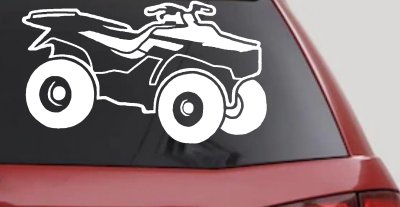 Four Wheeler Car Truck Window Vinyl Decal Sticker