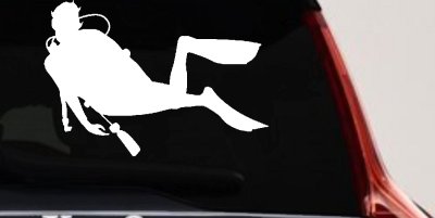 Diver Decal for Car & Truck Windows Vinyl Sticker