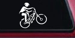 Mountain Bike Sports Car or Truck Window Decal Sticker