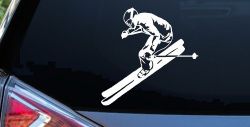 Skier Sports Car or Truck Window Decal Sticker