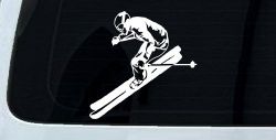 Skier Sports Car or Truck Window Decal Sticker