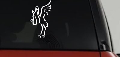 Stork Car Truck Window Decal Vinyl Sticker Baby Shower Gift