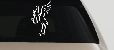 Stork Car Truck Window Decal Vinyl Sticker Baby Shower Gift