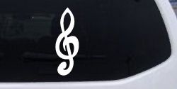 Music Note Car or Truck Window Decal Sticker