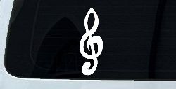 Music Note Car or Truck Window Decal Sticker