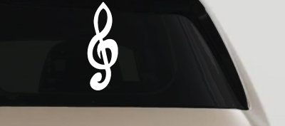 Music Note Car Truck Window Vinyl Decal Sticker