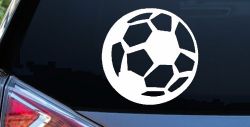 Soccer Ball Sports Car or Truck Window Decal Sticker