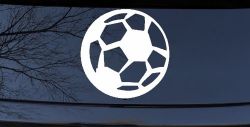 Soccer Ball Sports Car or Truck Window Decal Sticker