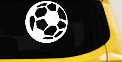 Soccer Ball Vinyl Decal for Car Truck & Window