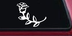 Rose Girlie Car or Truck Window Decal Sticker