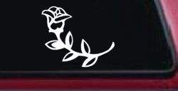 Rose Girlie Car or Truck Window Decal Sticker