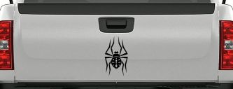 Spider Animals Car or Truck Window Decal Sticker (Black)