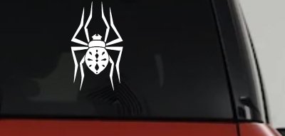 Spooky Spider Car Truck Window Decal Vinyl Sticker Fun Design