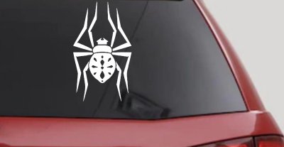 Spooky Spider Car Truck Window Decal Vinyl Sticker Fun Design